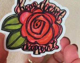 Rose Hope Sticker