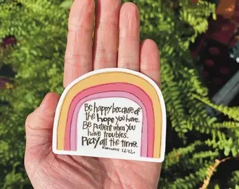 Rainbow Faith Sticker photo 1
