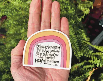 Rainbow Faith Sticker